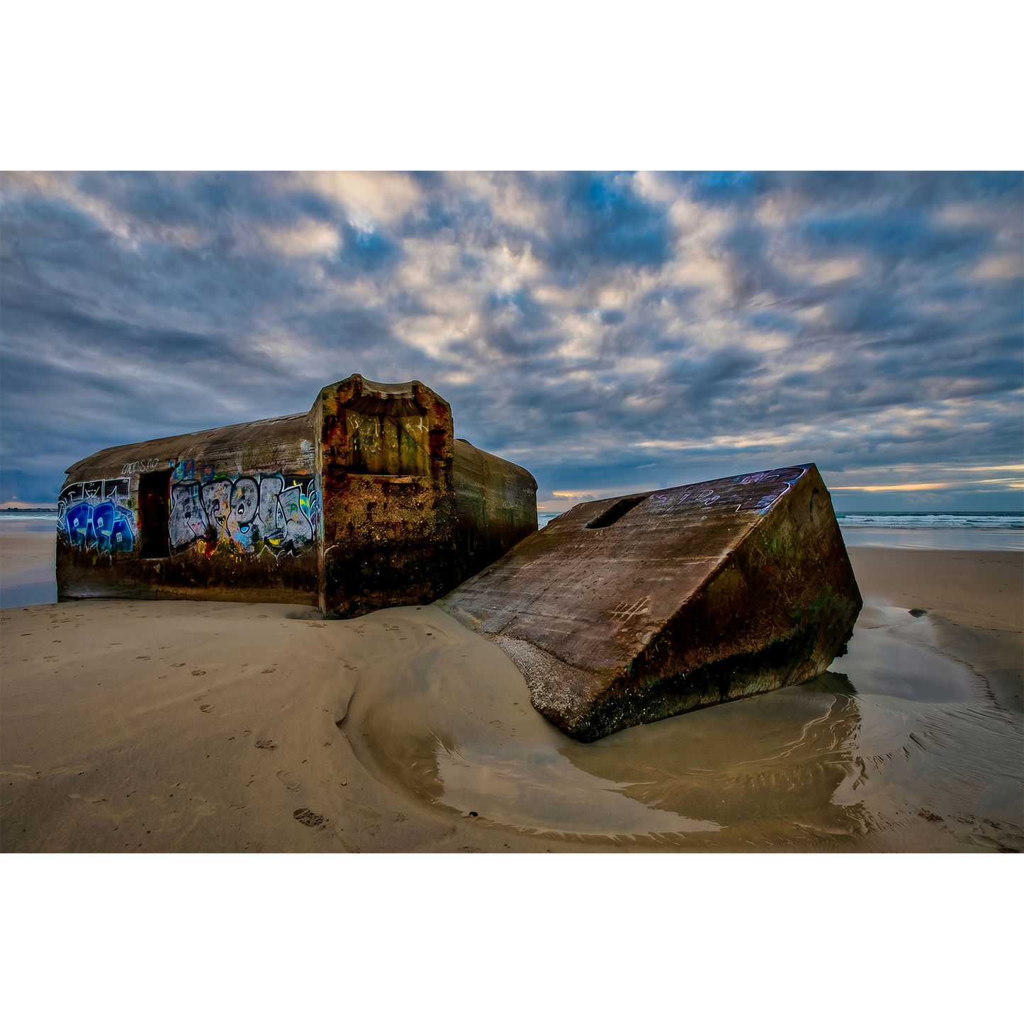 Brittany Beach, Concrete Bunkers