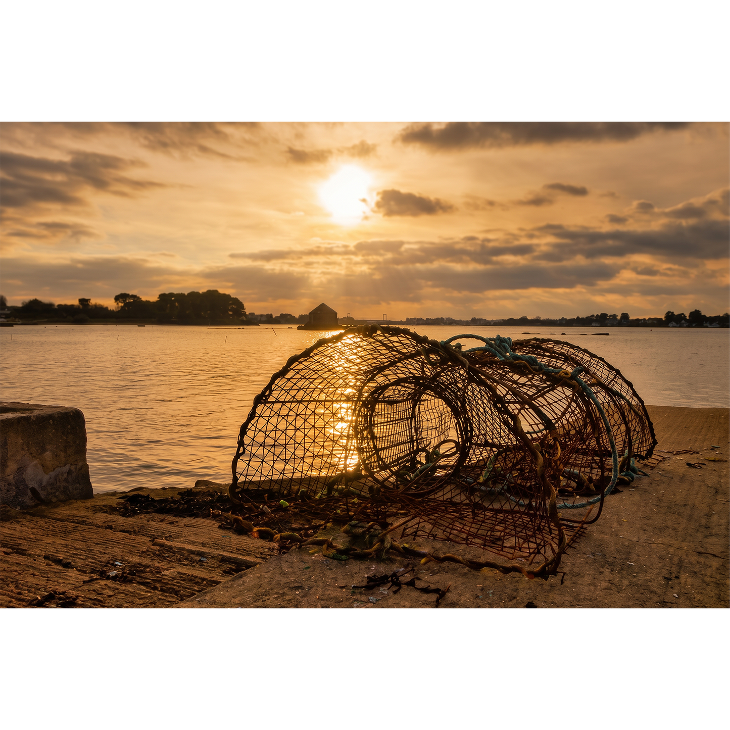 Île de Saint Cado in the Evening