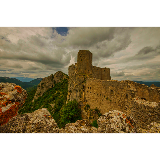 Château de Quéribus - Majestic Cathar Fortress Perched on a Rocky Peak
