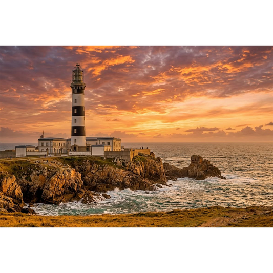 Créac'h Lighthouse at Sunset