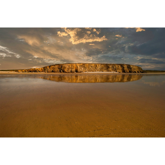 Plage de Kerloc'h - Golden Reflections at Low Tide