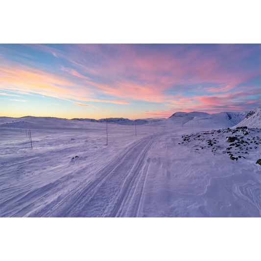 Snowmobile Track in Norway